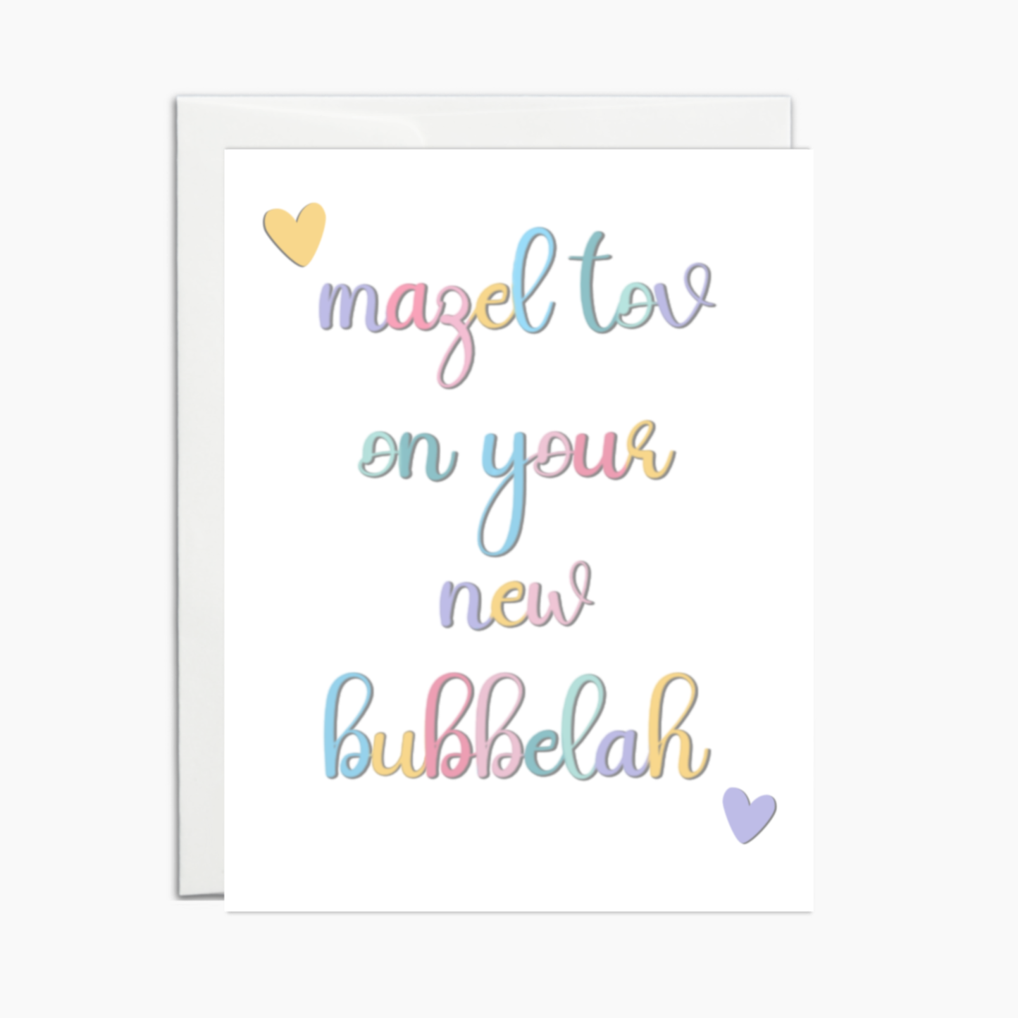 Mazel Tov on your new Bubbelah