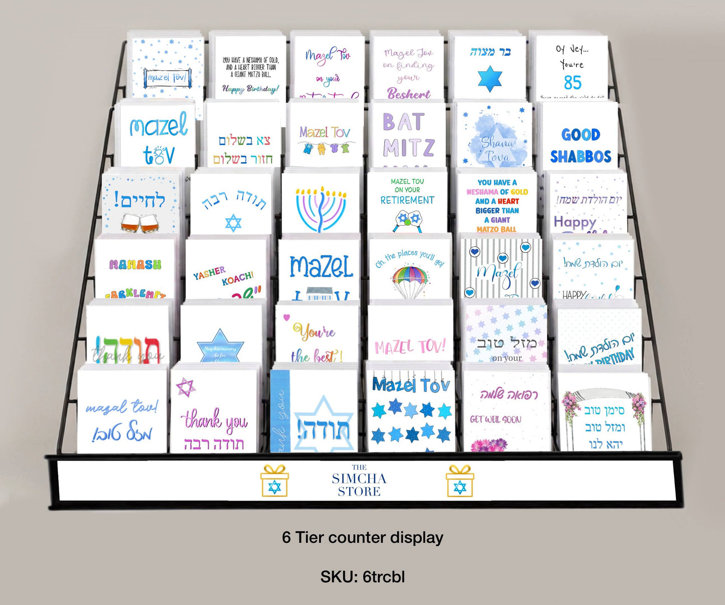 Assorted selection of 216 best sellers (display and product)