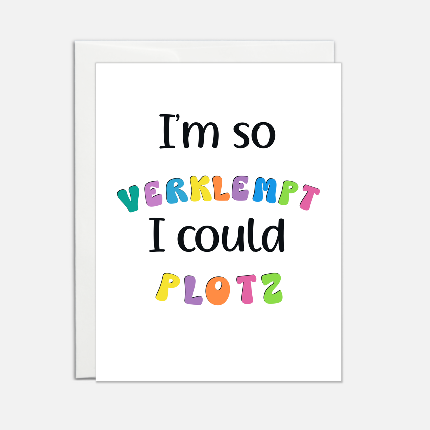 I’m so verklempt