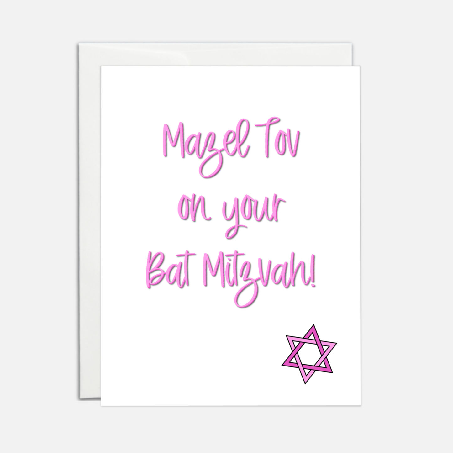 Mazel Tov on your Bat Mitzvah