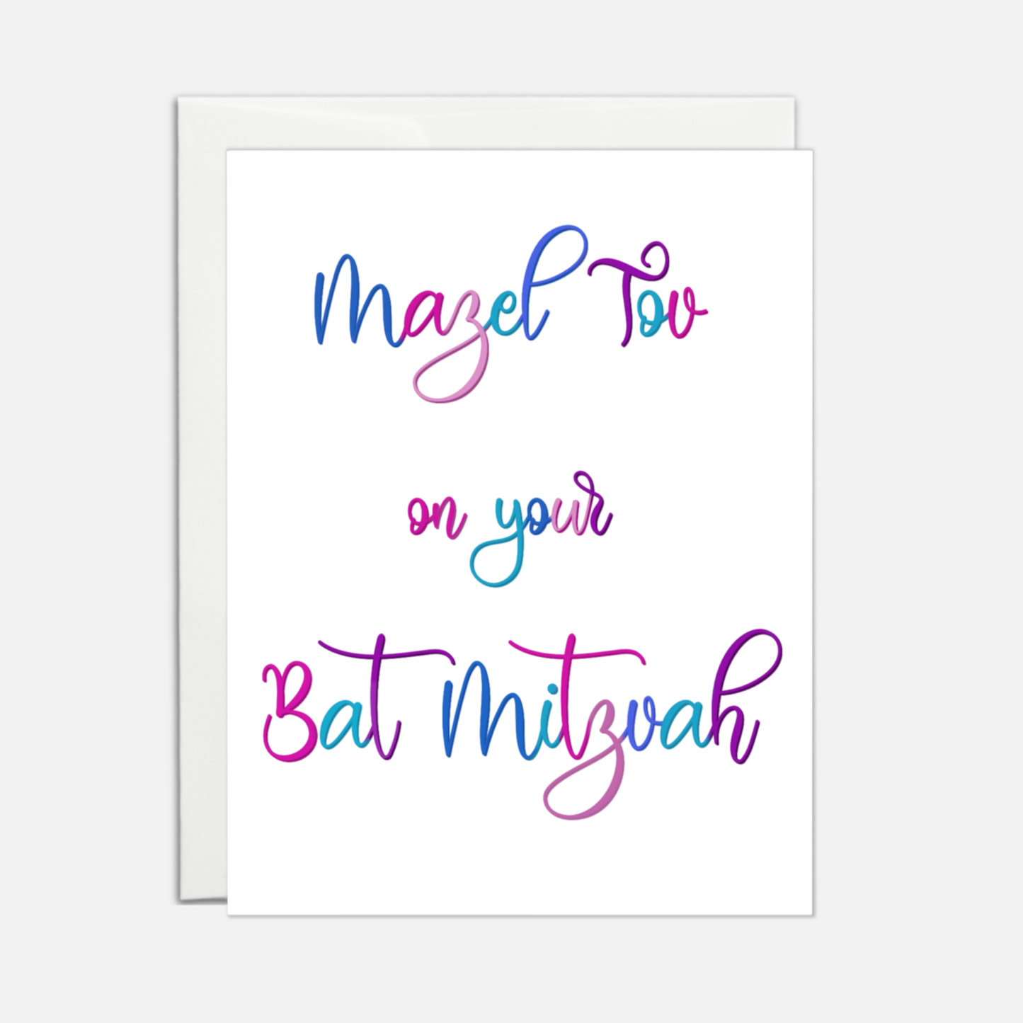 Mazel Tov on your Bat Mitzvah