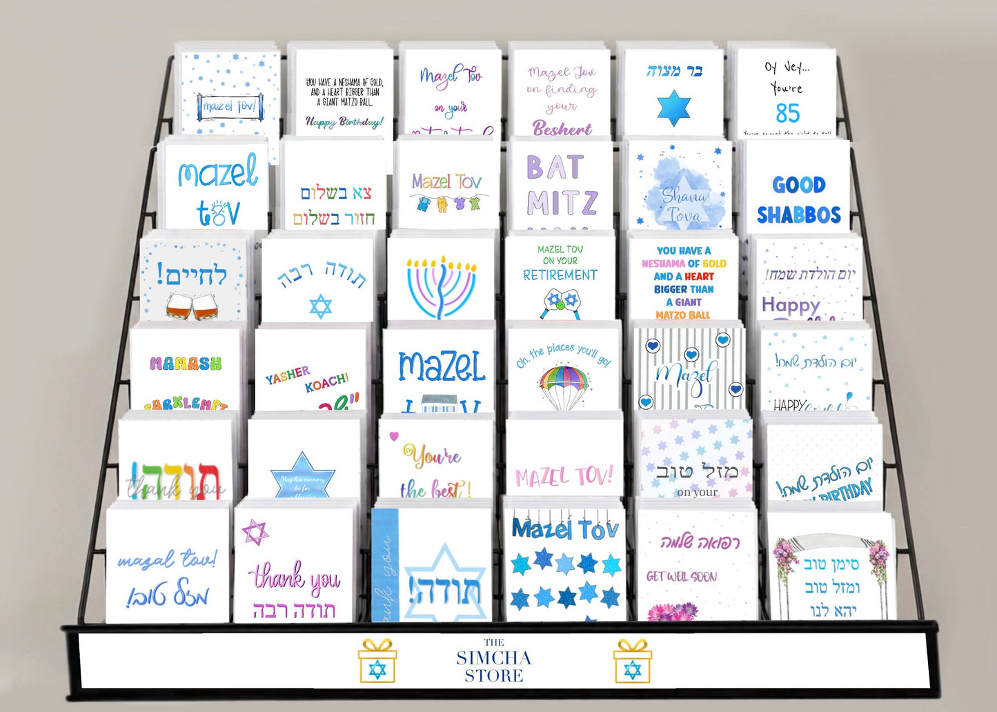 Assorted selection of 216 best sellers (display and product)